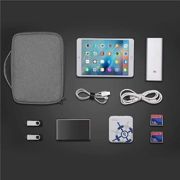 Two-Layer Multipurpose  Wateproot Electronics Accessories Bag Travel Organizer - Picture 16 of 16